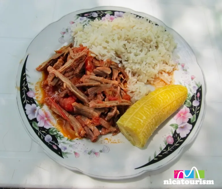 Carne desmenuzada en Nicaragua
