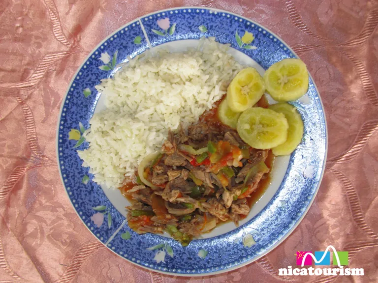 Shredded beef in Nicaragua - carne desmenuzada