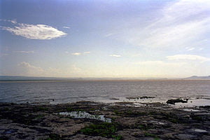 English: View of Lake Managua from Tipitapa, N...